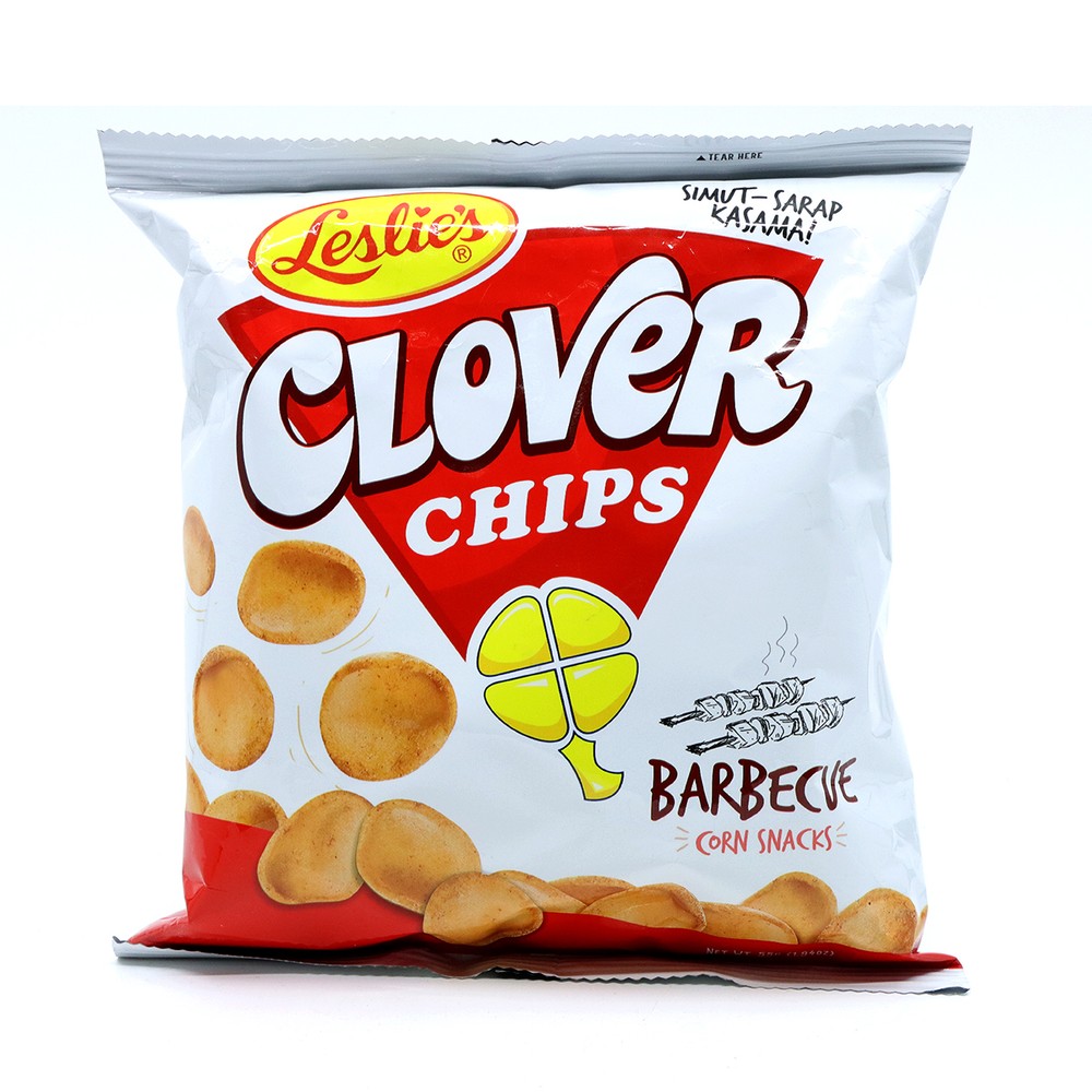Leslies Clover Chips Bbq 55Gm