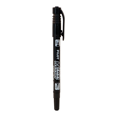 Pilot Twin Marker Black