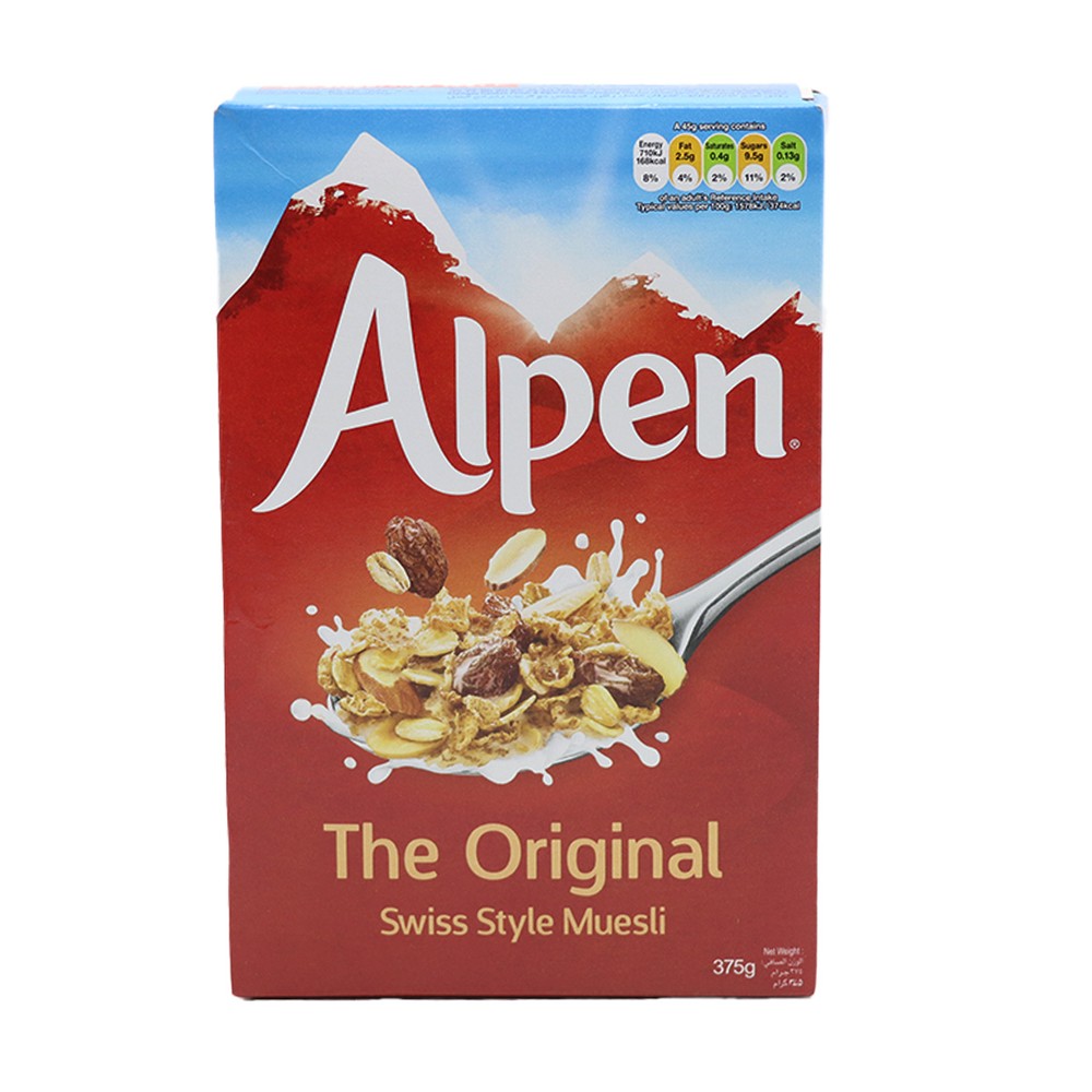 Alpen Muesli Cereal Bf 375Gm