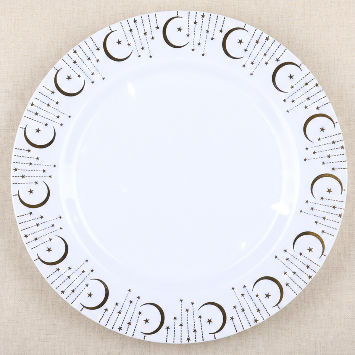 Ramadan Plastic Plate 9 Inch 5 Pieces