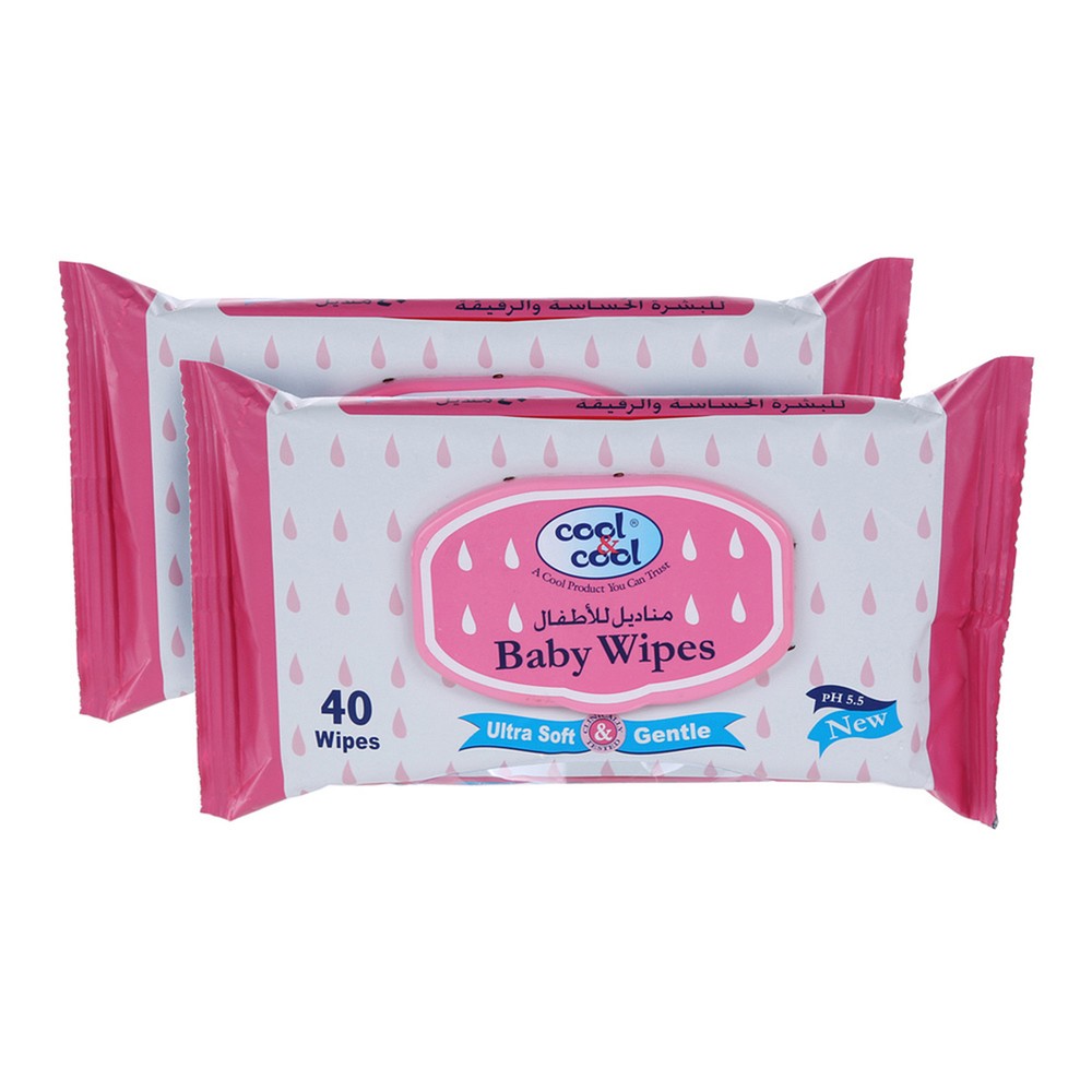C&C Baby Wipes 40'S Twin23%Off