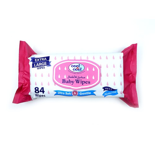 C&C Baby Wipes Extra Lrg 84'S