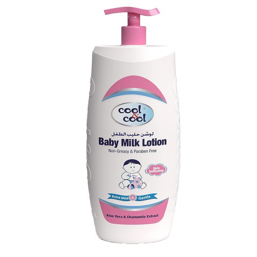 Cool & Cool Baby Milk Lotion with Aloe Vera and Chamomile Extract 500ml