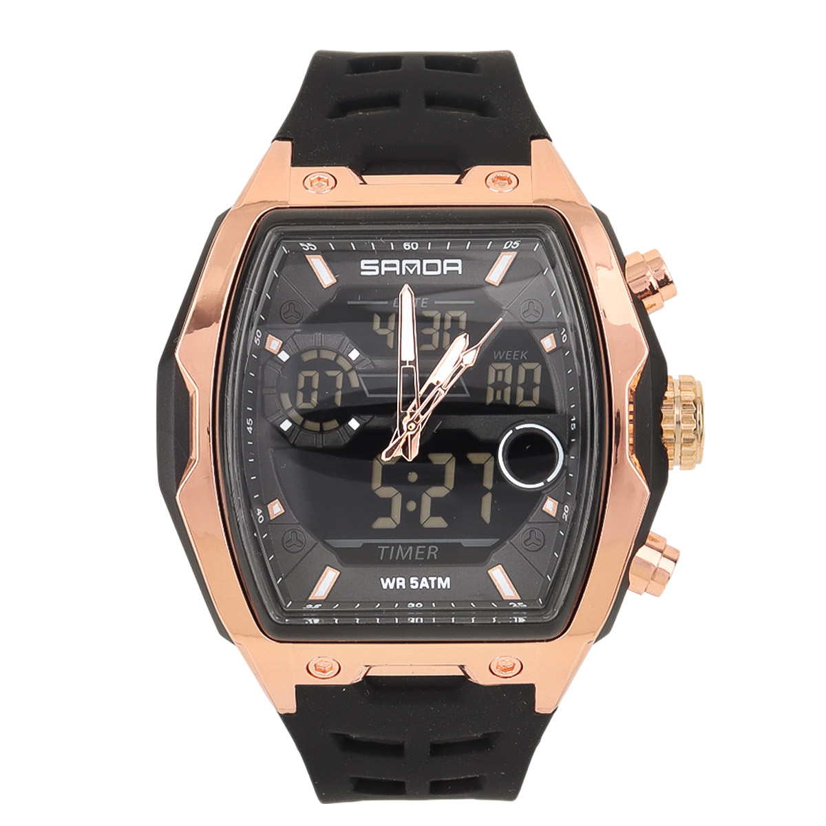 Sanda Gents Rubber Watch GZ 1F13 W 6235
