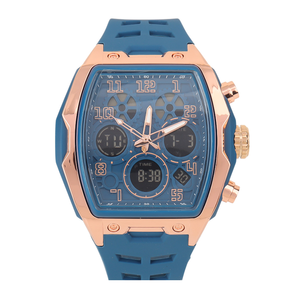 Gents Rubber Watch GZ 1F13 W 6266