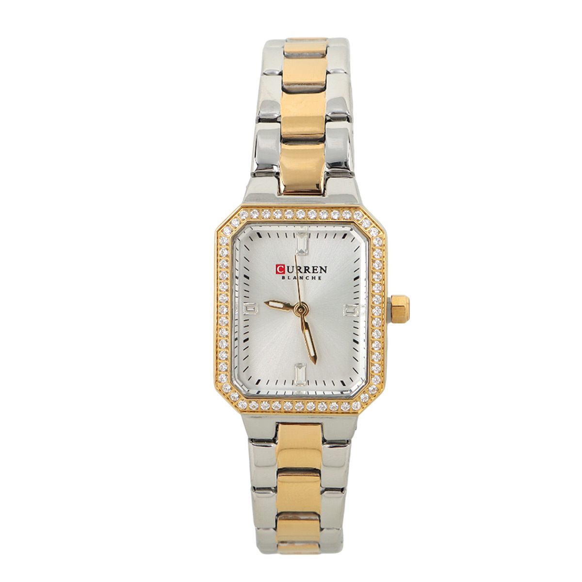 Curren Blanche White Metal Watch For Women 00483-9102-TG+WH