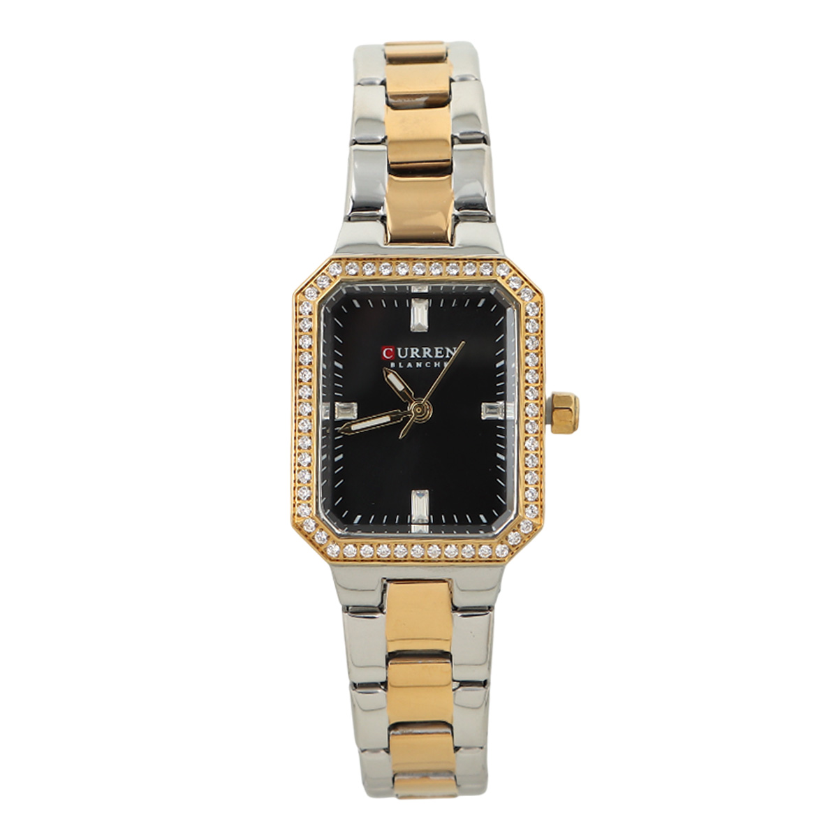 Curren Blanche Black Metal Watch For Women 00483-9102-TG+BLK