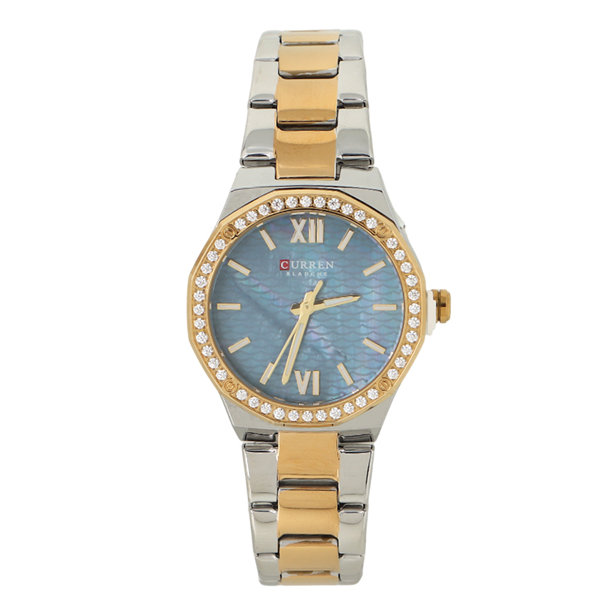 Curren Blanche Blue Metal Watch For Women 00483-9103-TG+BLUE