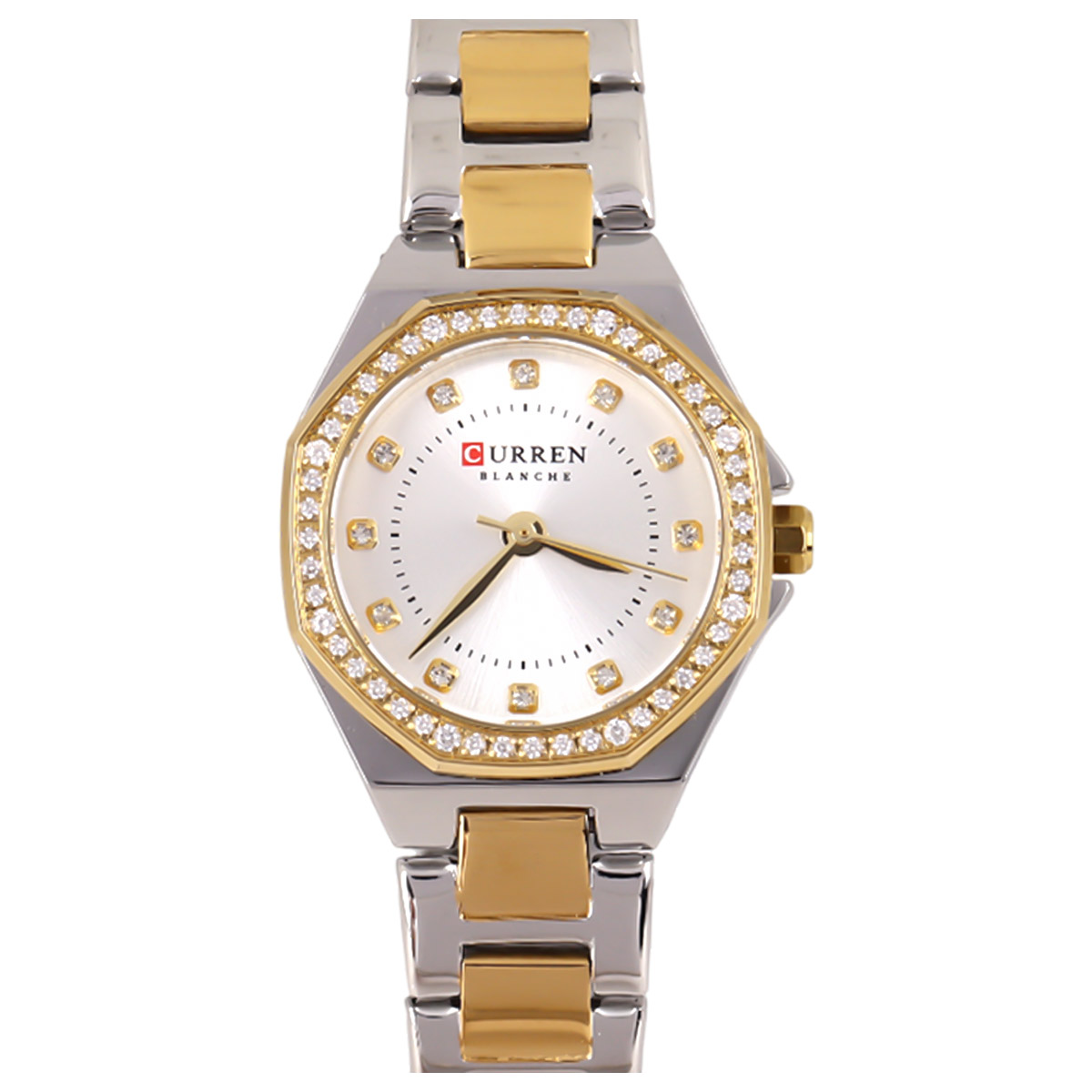 Curren Blanche White Metal Watch For Women 00483-9100-TG+WH