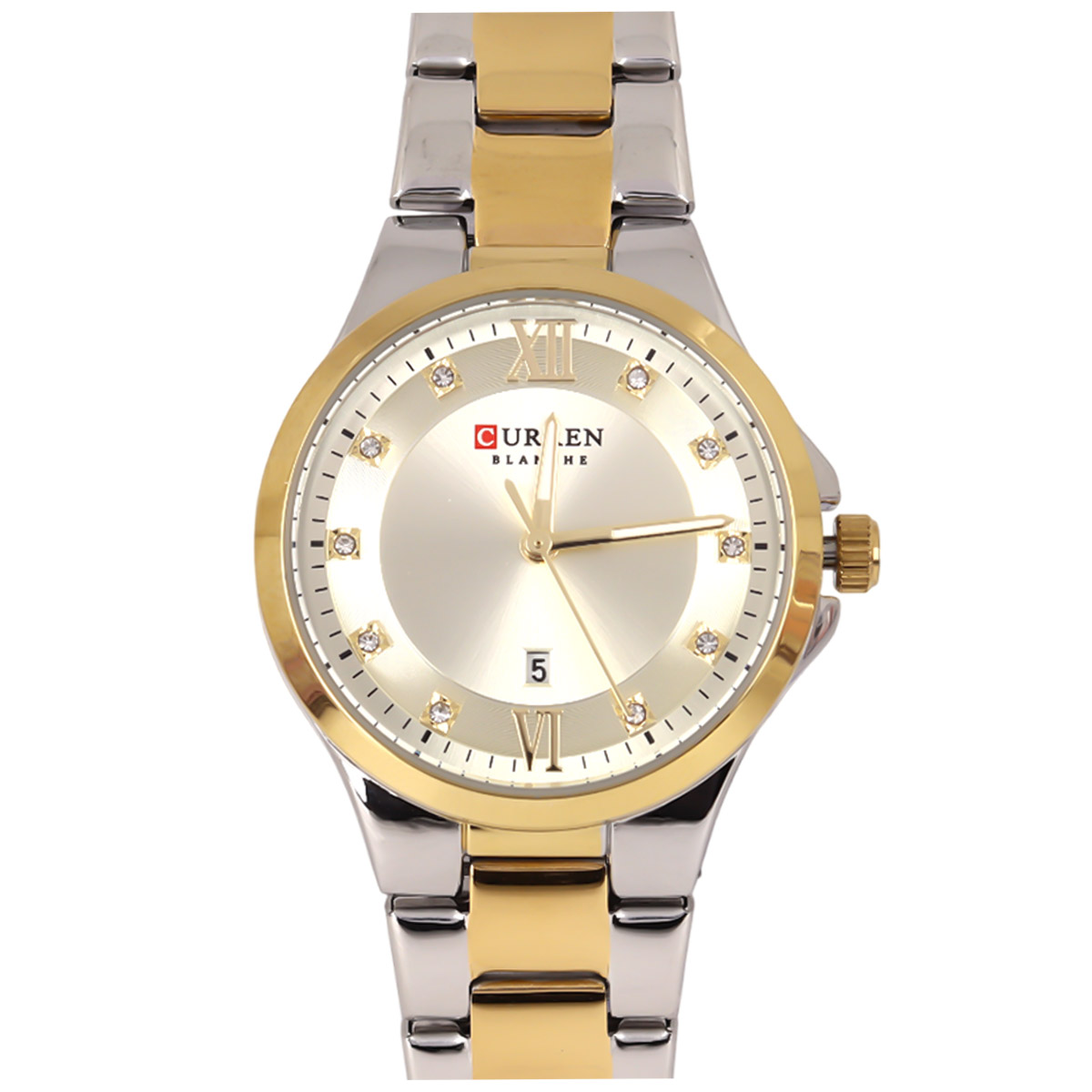 Curren Blanche Gold Metal Watch For Women 00483-9107-TG-GD