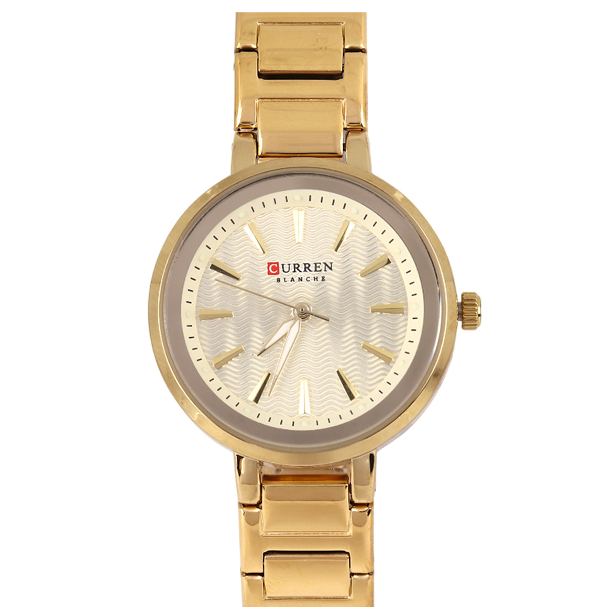 Curren Blanche Gold Metal Watch For Women 00483-9109-G-GD