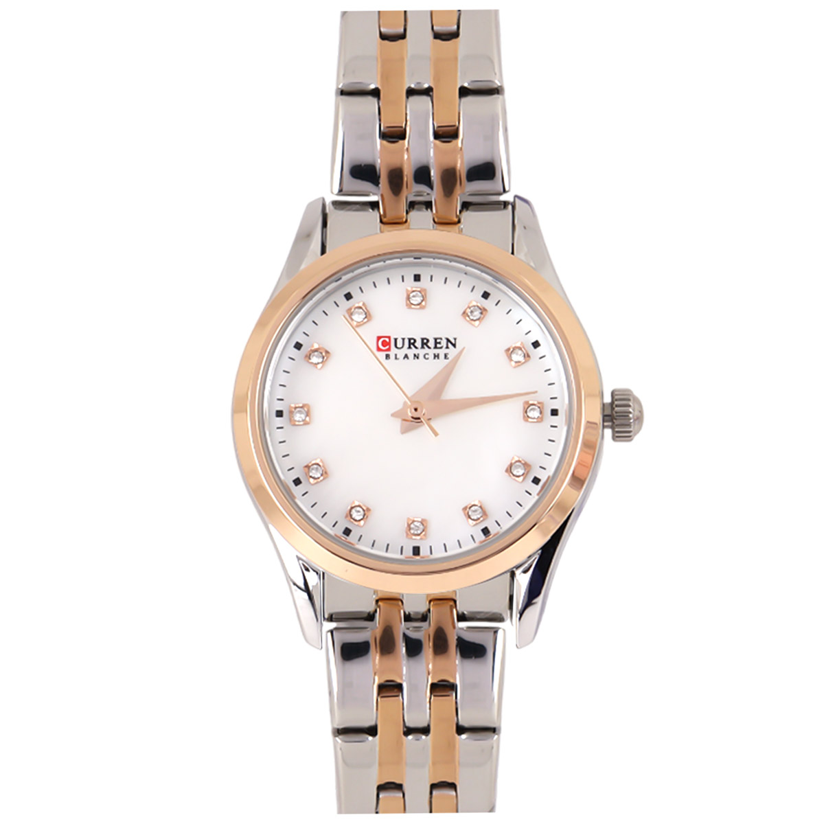 Curren Blanche White Metal Watch For Women 00483-9111-TG-WH