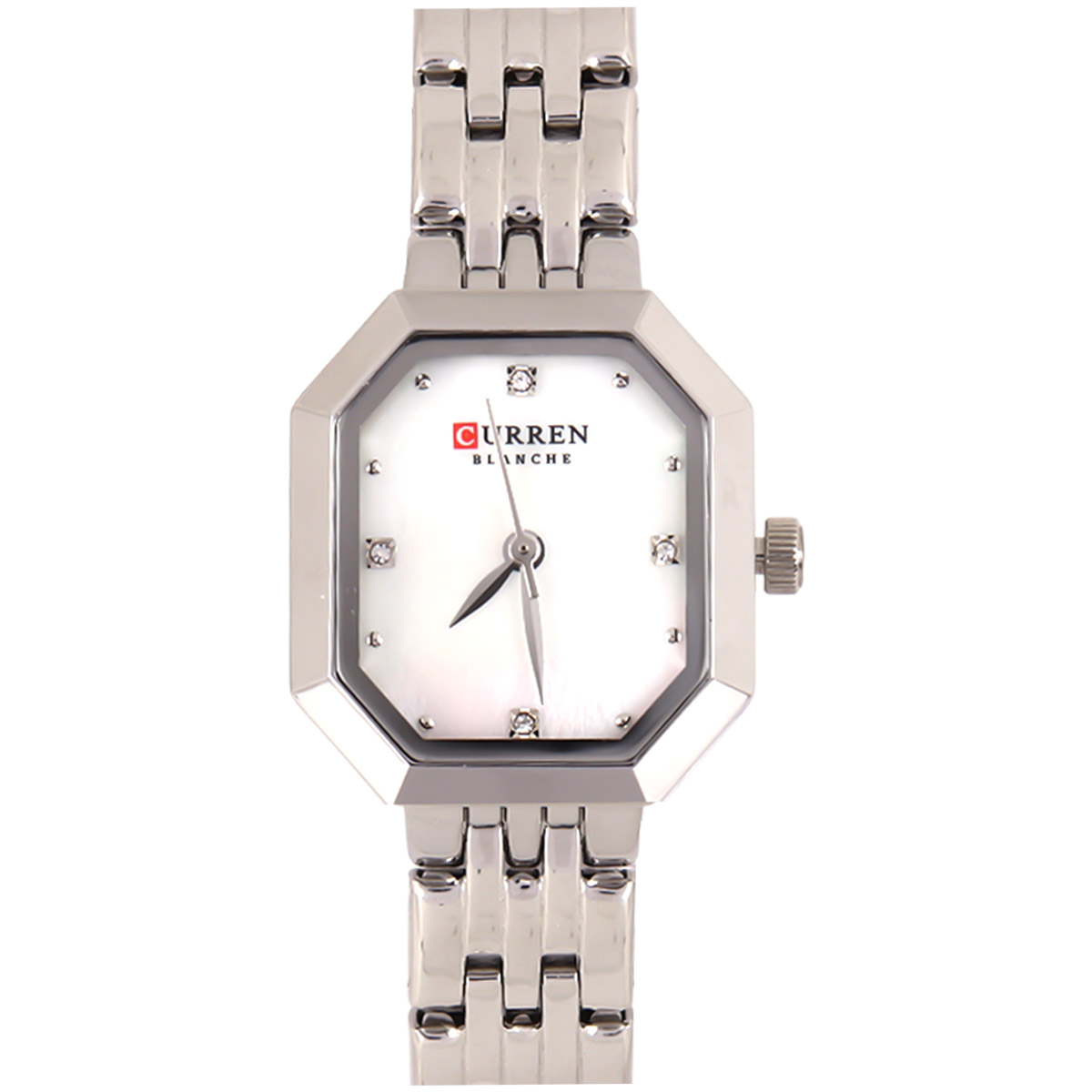 Curren Blanche White Metal Watch For Women 00483-9108-S-WH