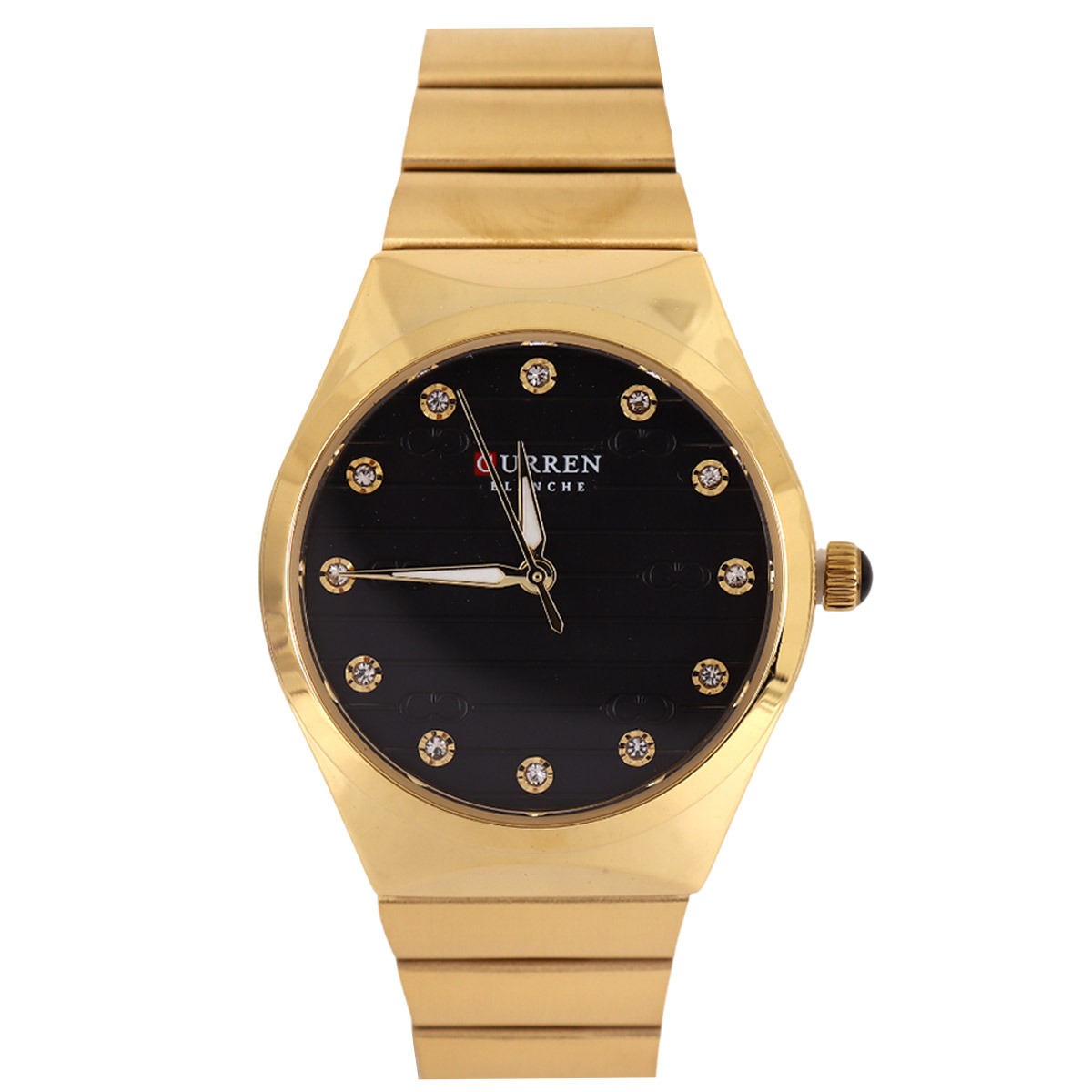 Curren Blanche Black Metal Watch For Women 00483-9110-G-BK