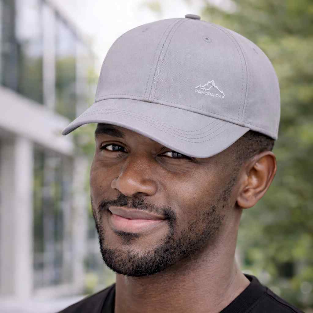 Mens Casual Cap-Light Grey-FREE SIZE