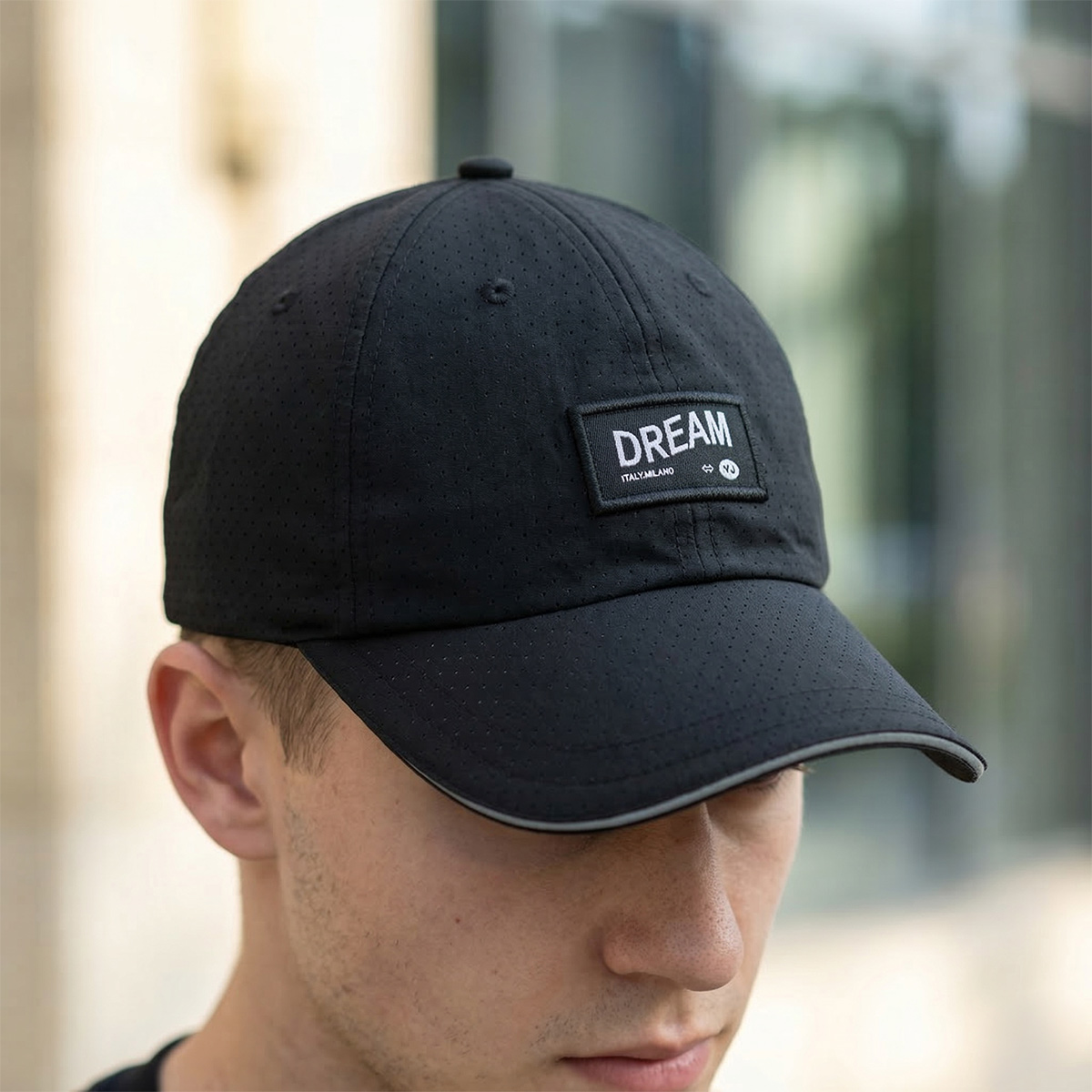 Mens Casual Cap-Black-FREE SIZE