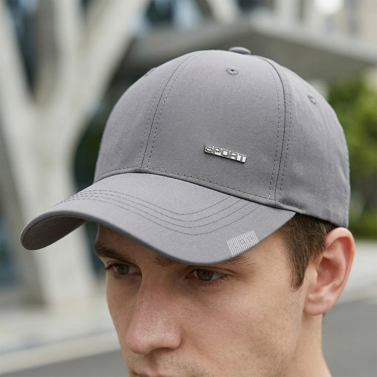 Mens Sport Cap-Dark Grey-FREE SIZE