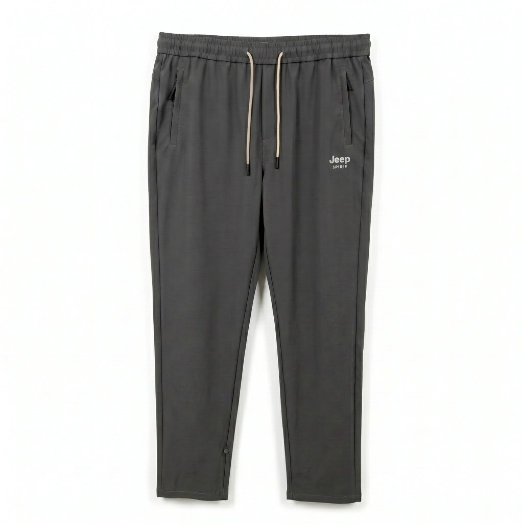 Men's Casual Pants - Dark Grey-4XL