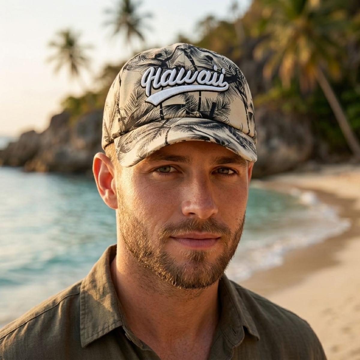 Men's Hat Cap-Beige