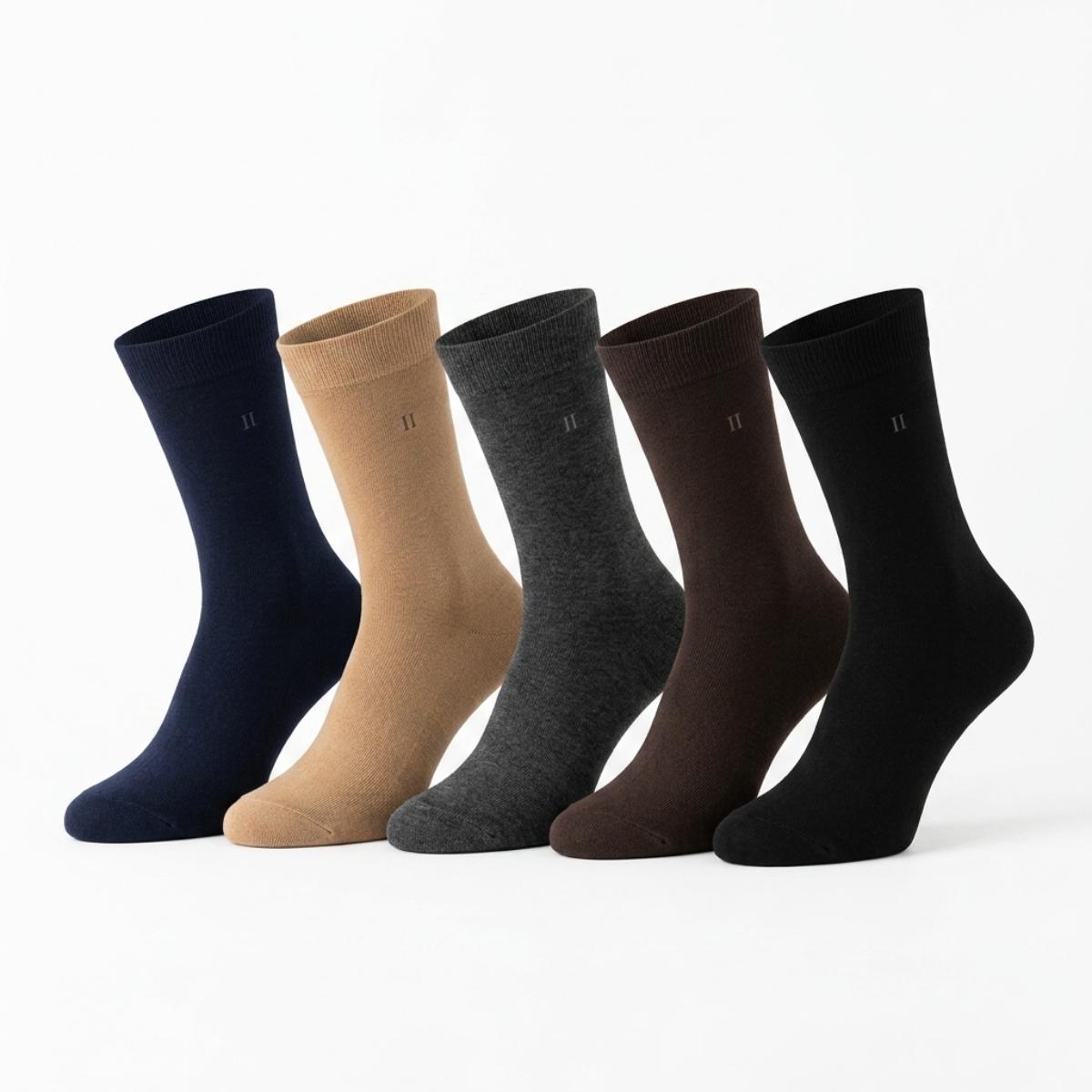 Men'S Classic Socks 5 Pcs