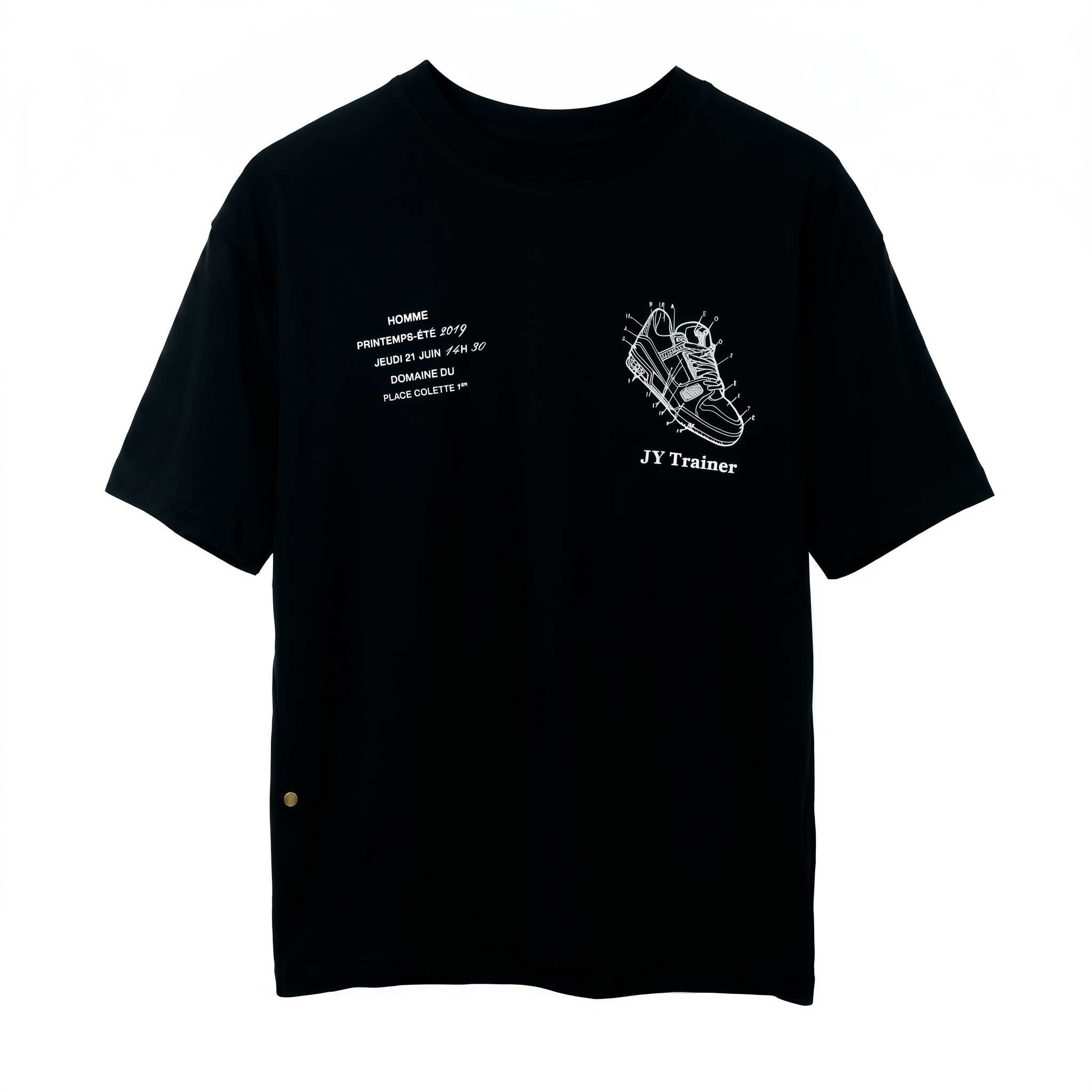 Mens T-Shirt-Black-2XL