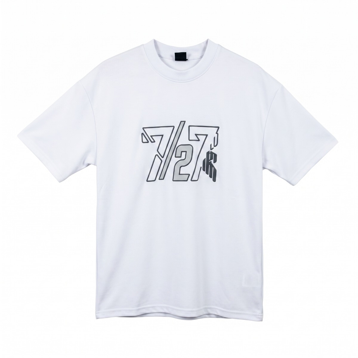 Men's Over Size T-Shirt-White-3XL