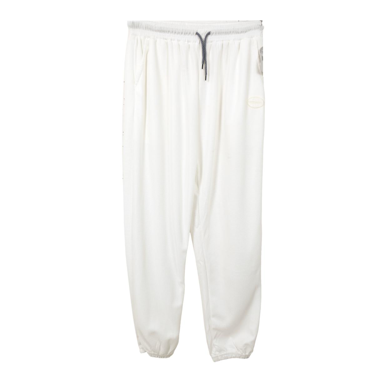 Men's Track Pants-White-2XL