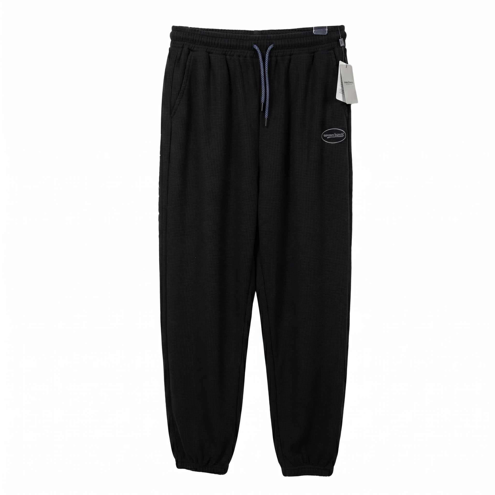 Men's Track Pants-Black-L