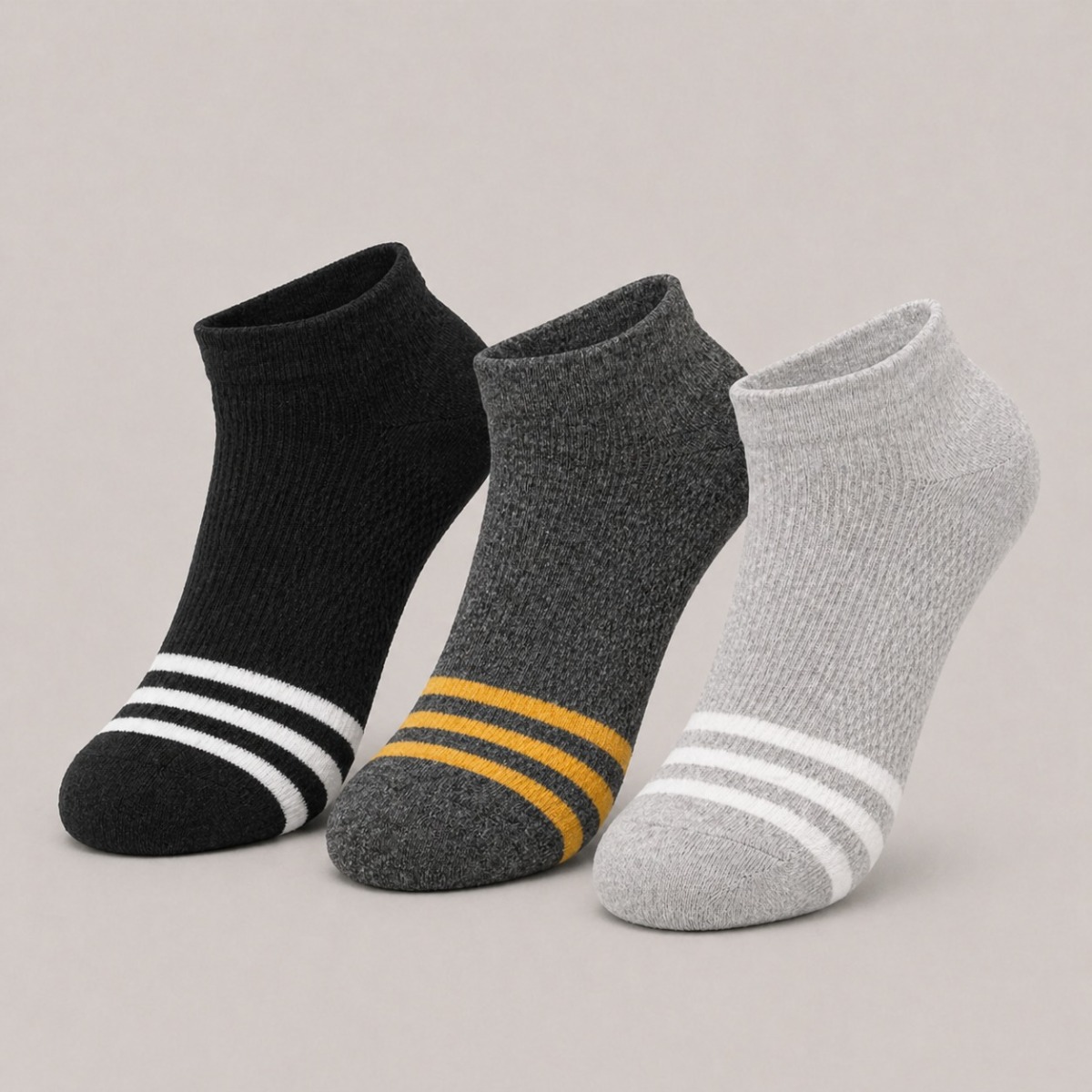Men's 3-Piece Socks Packed