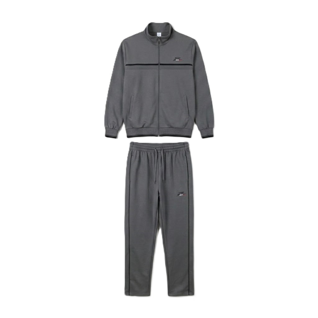 Men's Track Suit-Dark Grey-XL