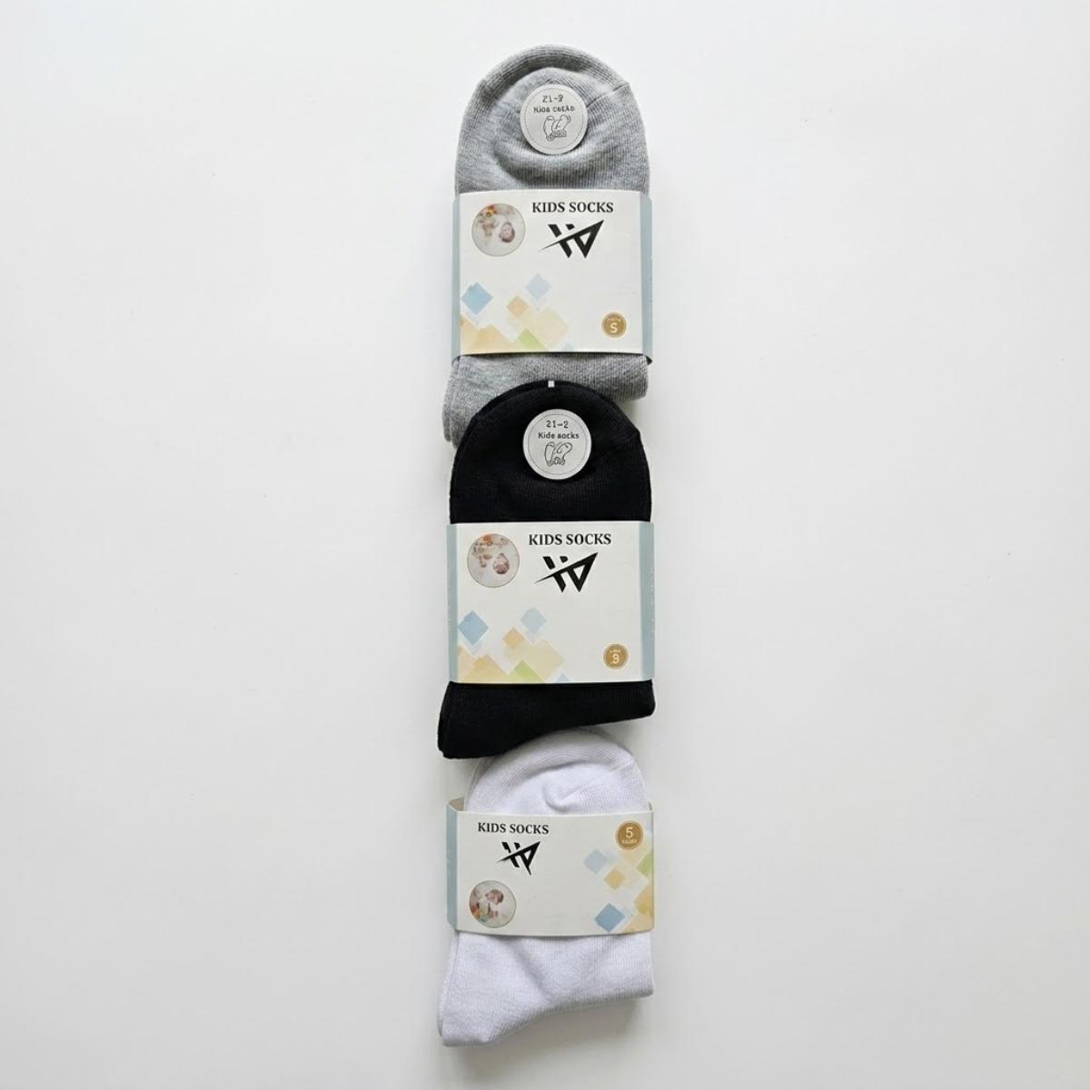 Boy'S Long Socks 5 Pcs Mix Clr