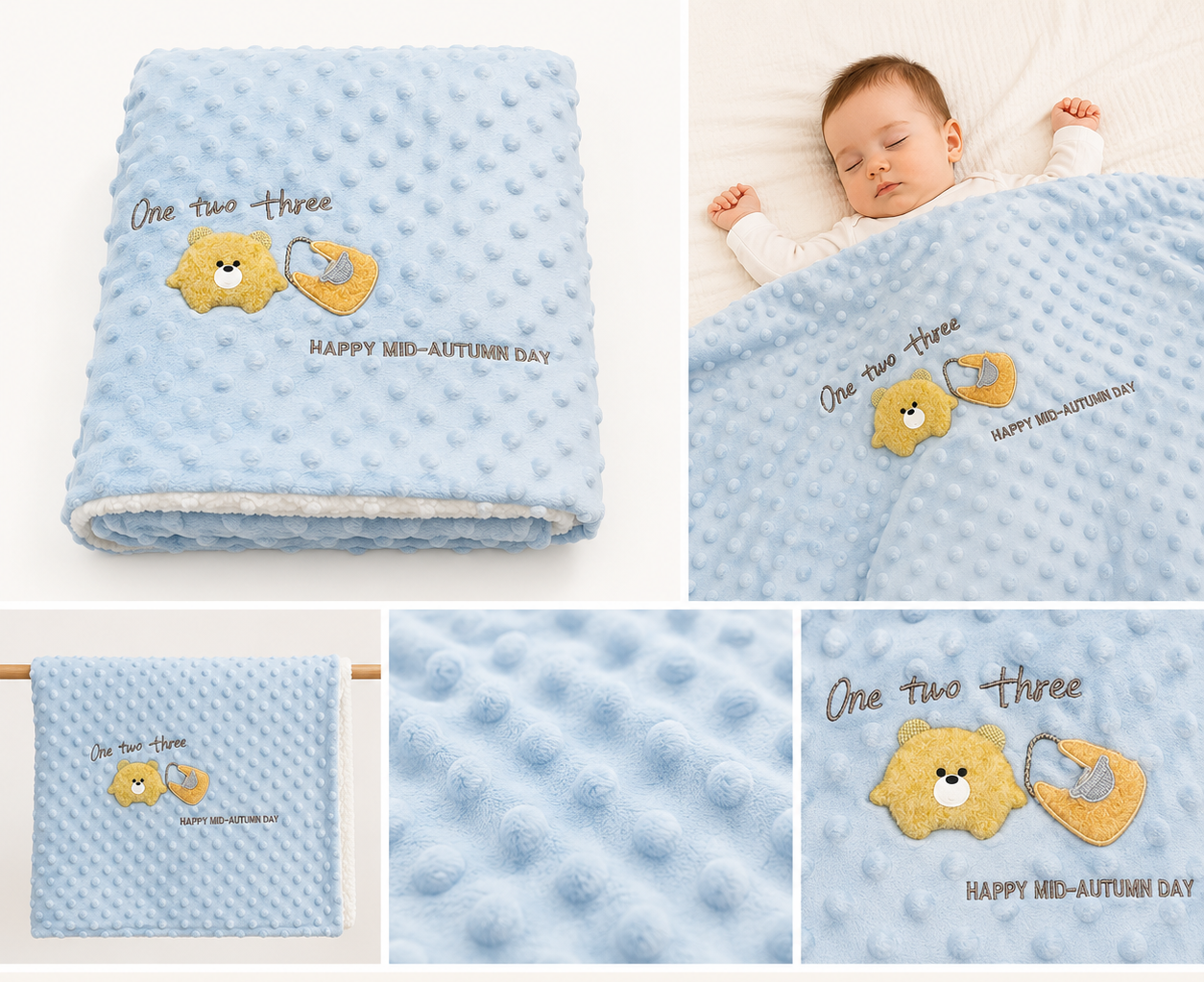 Baby Blanket-Light Blue