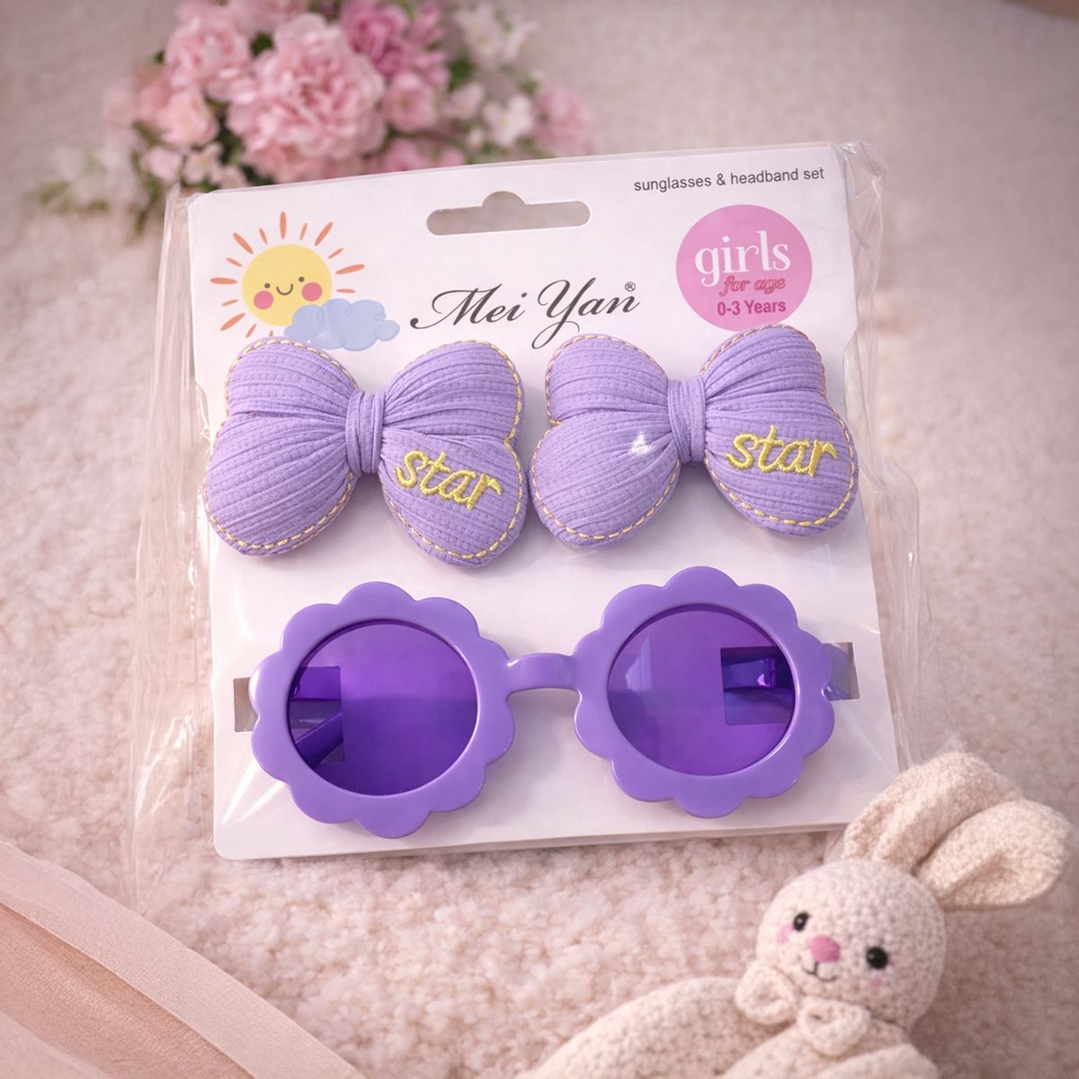 Band Set-0 To 3 Months-Purple