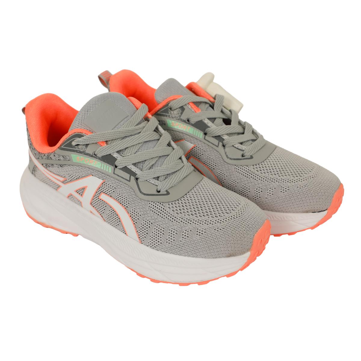 Ladies Lightweight Running Shoes-Grey-37