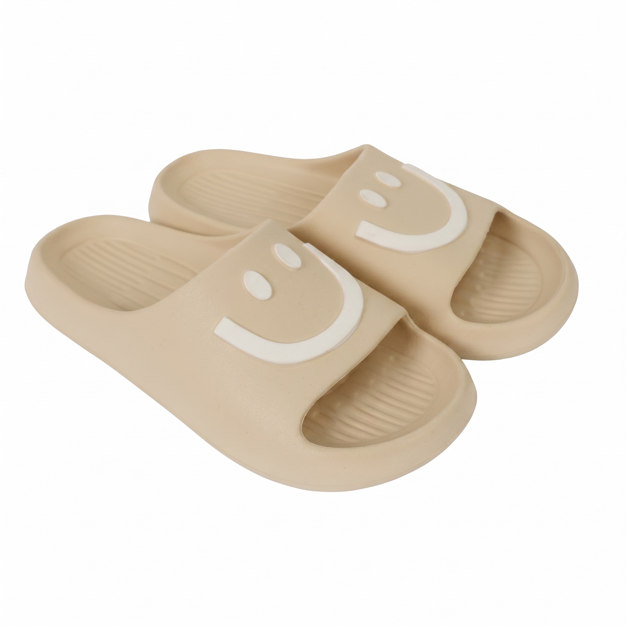 Boy's Casual Open-Toe Slides Slipper-Beige-41
