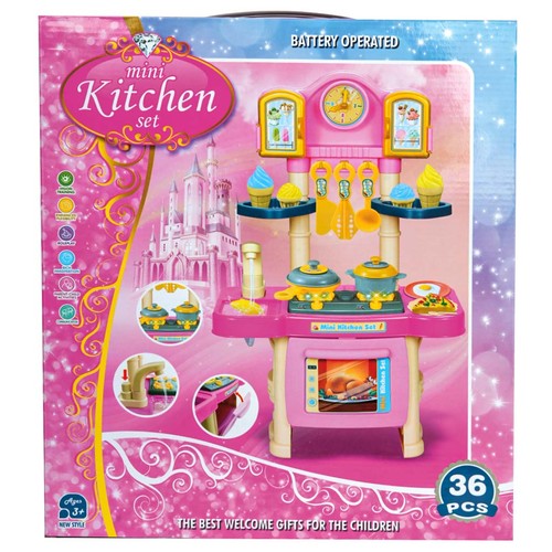 Battery Operated Kitchen Play Set For Kids 3937