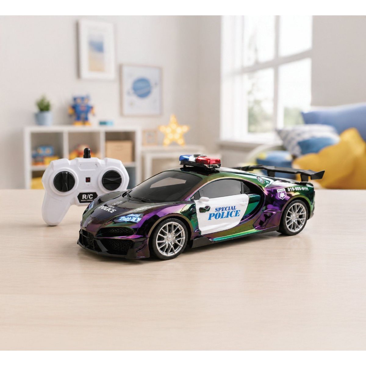 1: 12 Police Cars Bugatti