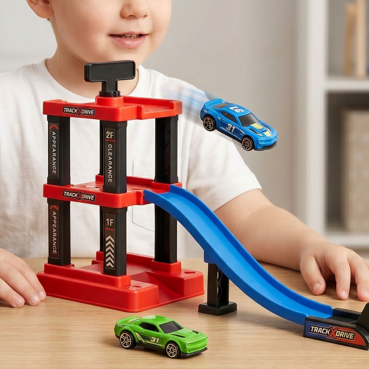 Catapult Track Car Racing Car