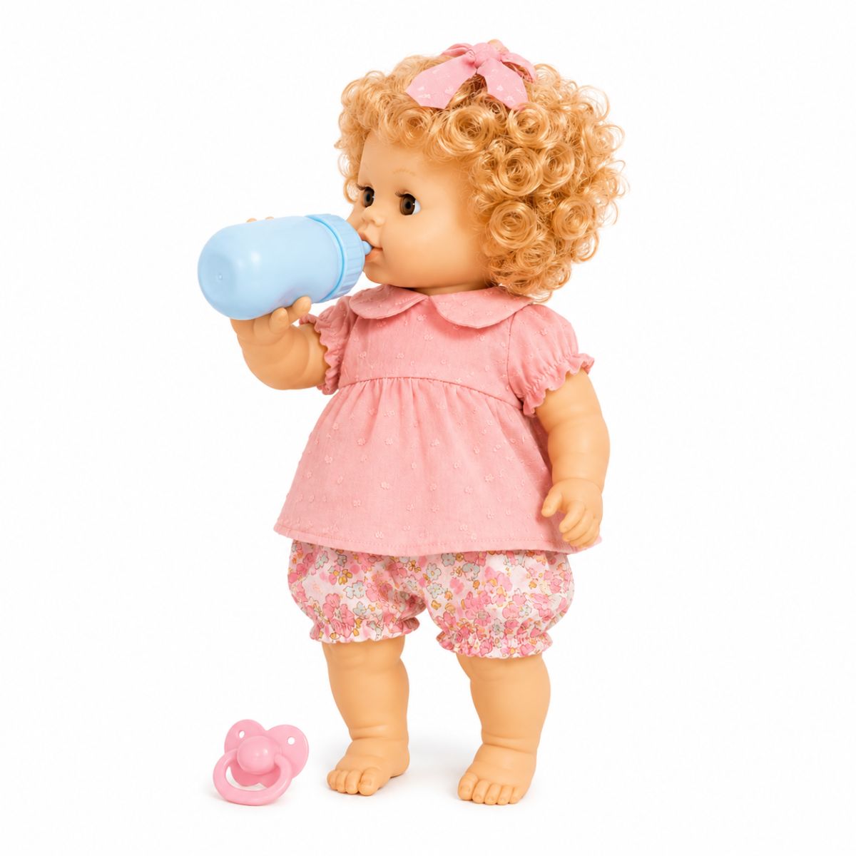 12 Inch Vinyl Doll With Bottle