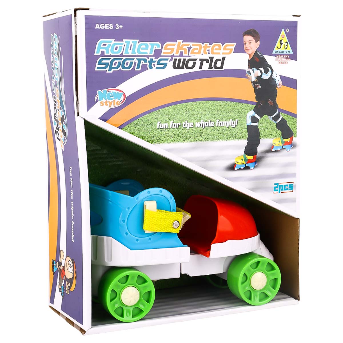 Sprots World Roller Skates & Protective Set For 3+ Years ZG270-392