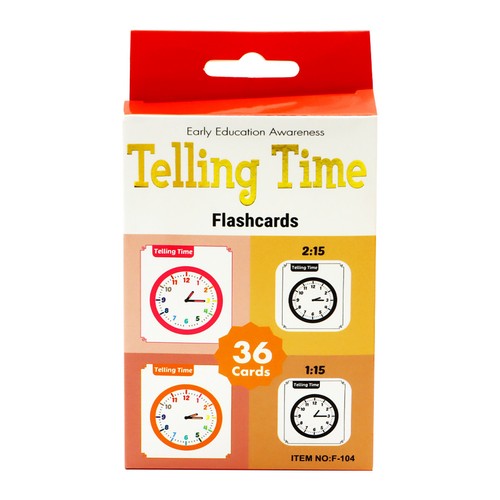 Early Education Awareness Animal Telling Time Cards