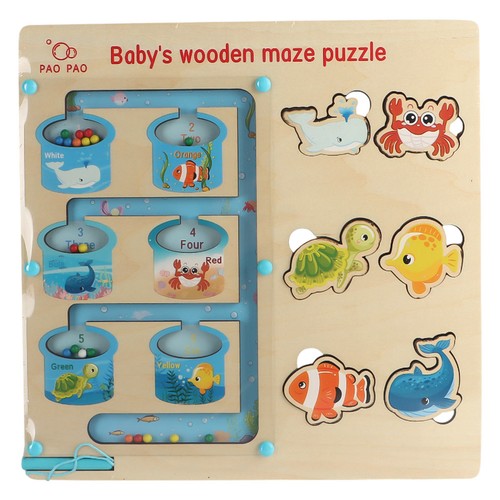 Pao Pao Baby Wooden Maze Puzzle 24760 Lcl 606A