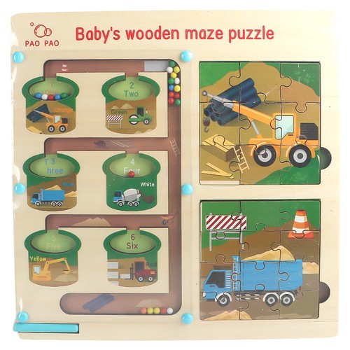 Pao Pao Baby Wooden Maze Puzzle 24760 Lcl 606C