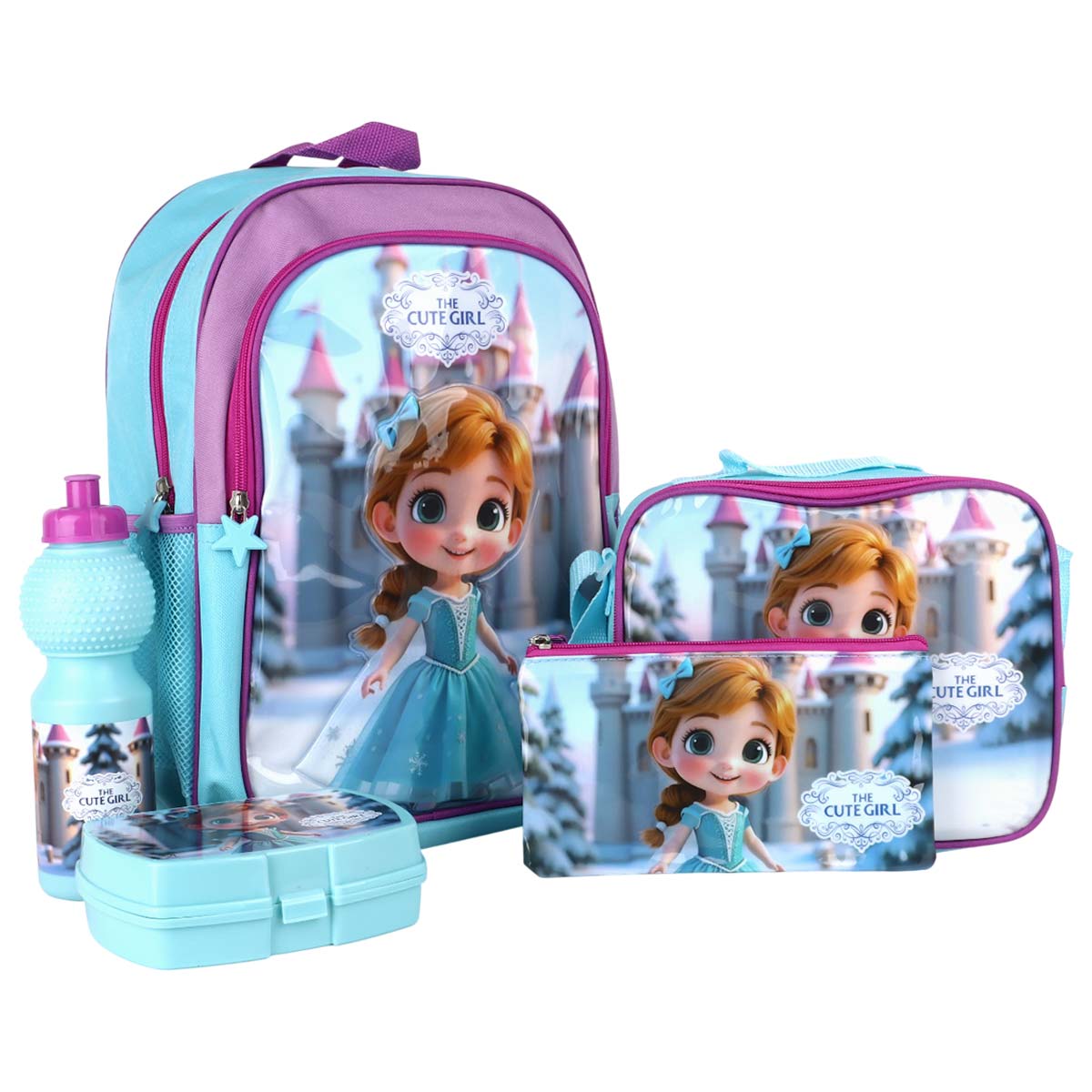 Kids Backpack Set Girls 5 In 1