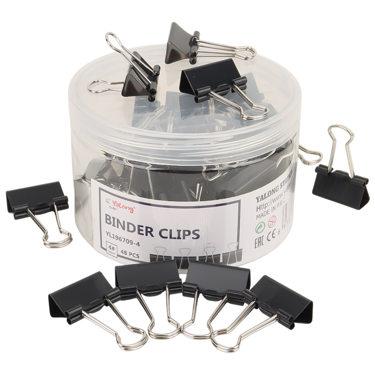 Yalong Binder Clip 48 Pieces