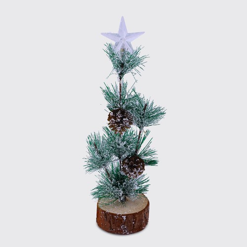 Mini Christmas Decoration Tree With Snow