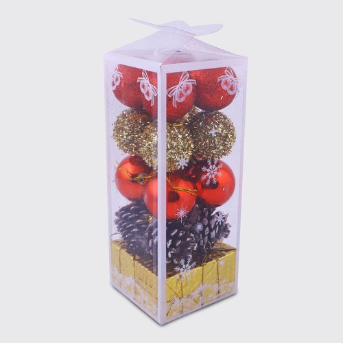 Christmas Decoration Bauble Red & Gold