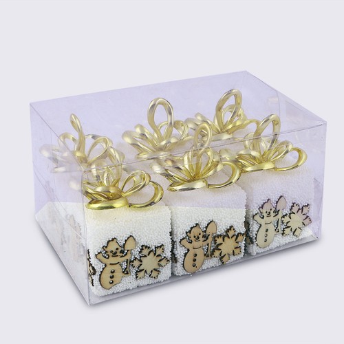 Christmas Decoration Bauble Cube Box