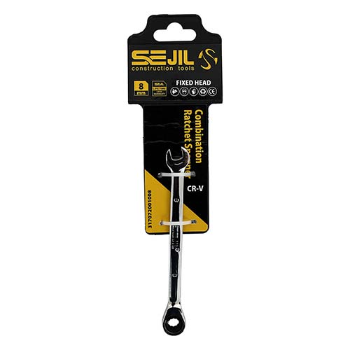 Sejil 8mm Fixed Head Ratcheting Combination Wrench