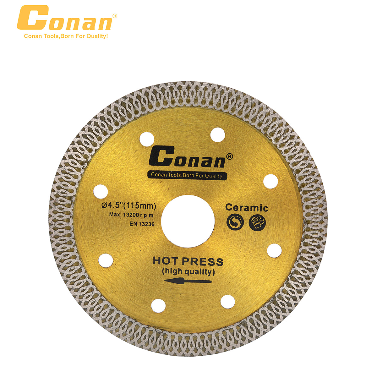 Conan Cutting Disc Hot Press Ceramic 115mm